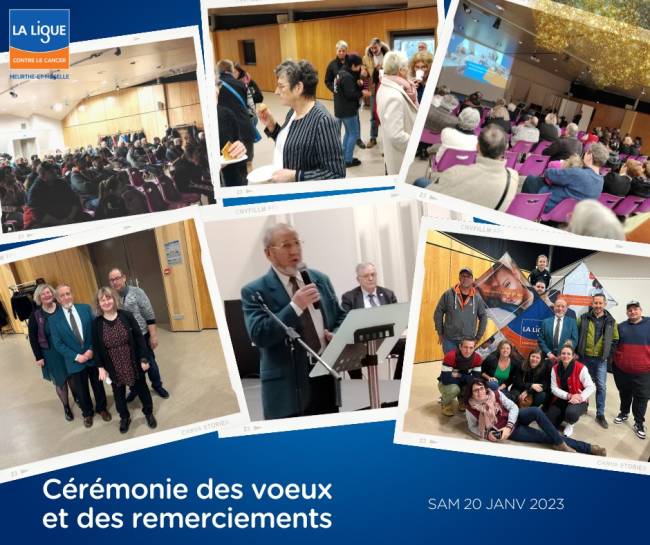 Cérémonie des voeux et des remerciements - Comité de Meurthe et Moselle, Ligue contre le Cancer
