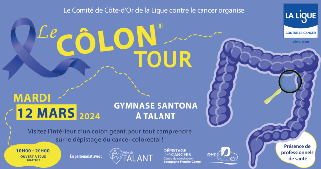 Affiche Côlon Tour 2024 - Talant
