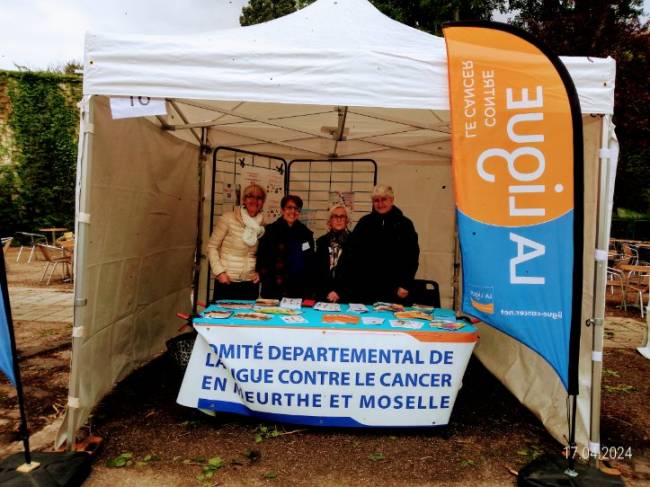 Parc de la Pépinière - Nancy - ligue contre le cancer