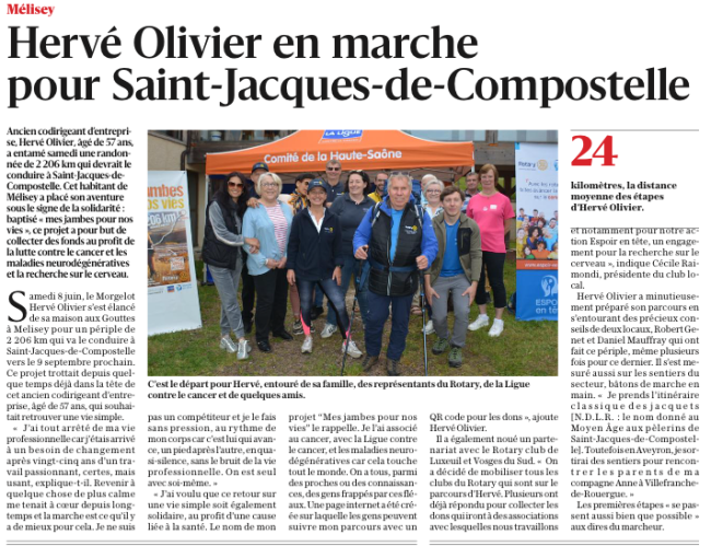Olivier compostelle