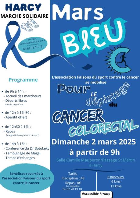 Mars bleu 2025 démarre à  HARCY