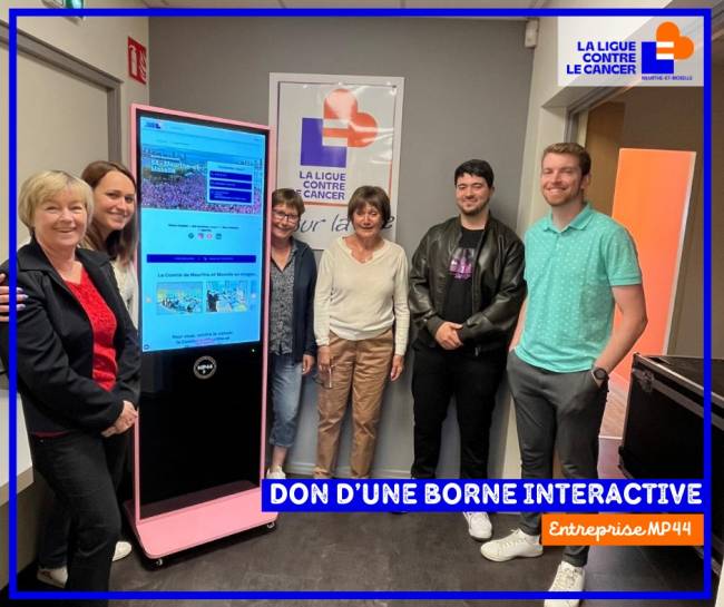Borne interactive et digitale | offerte par la société MP44
