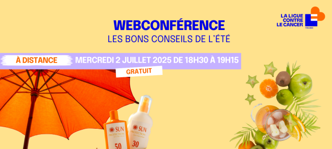 Webconf Les bons conseils de l'été
