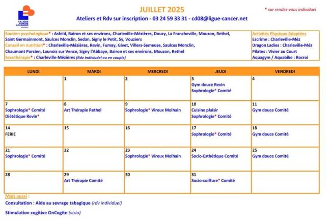 Ateliers Juillet