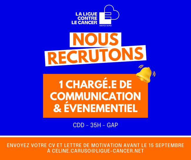 Nous recrutons !