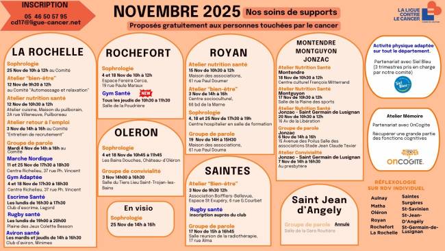 Soins de support Novembre 2025 