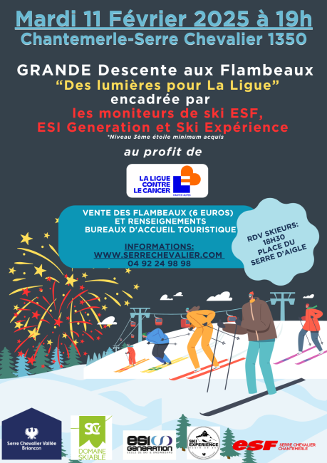 affiche descente aux flambeaux