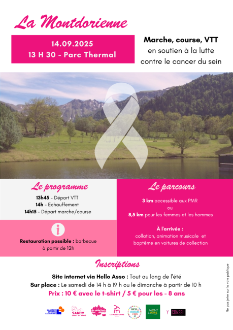Affiche La Montdorienne 2025