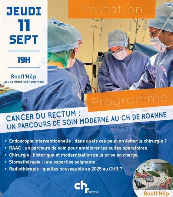 conférence cancer rectum ch roanne