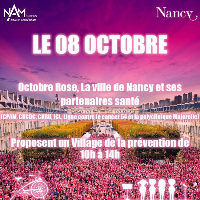 Marche-course rose de Nancy 2023