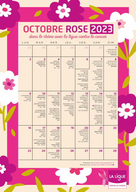 octobre rose Rhône