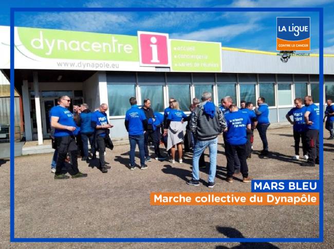 Marche Collective Mars Bleu du DYNAPÔLE-Entreprises